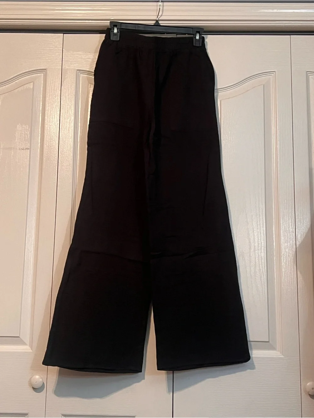 Zenana Outfitters Black Wide-Leg Pull-On Pants - Picture 3 of 6